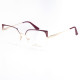 METAL HALF RIM FRAME 52-18(140) BORDEAUX DEMI