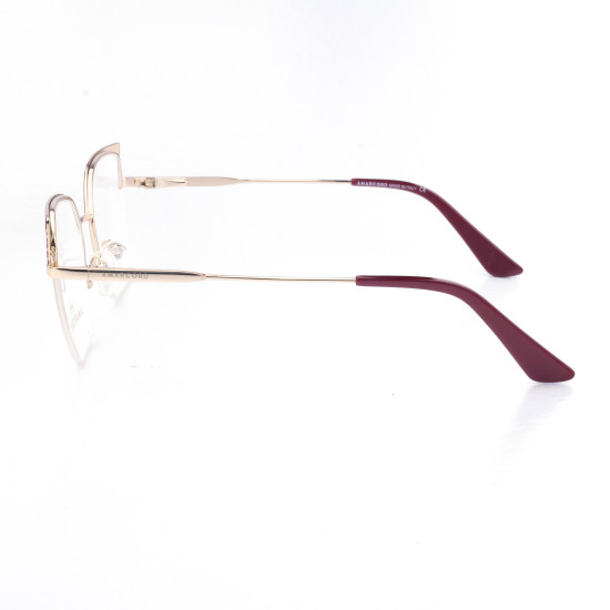 METAL HALF RIM FRAME 52-18(140) BORDEAUX DEMI