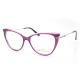 PLASTIC OPTICAL FRAME 54-16 (140) PURPLE & SILVER
