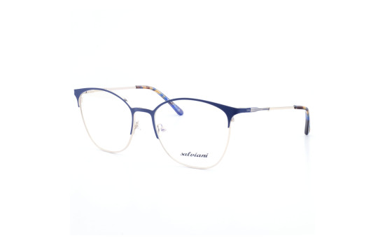 STAINLESS STEEL FRAME 54-17 (140) GOLD & BLUE DEMI