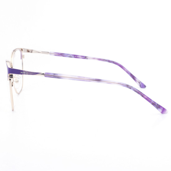 STAINLESS STEEL FRAME 54-17(140)GOLD & PURPLE DEMI