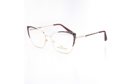METAL FRAME 54-16(140) BROWN DEMI
