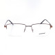 METAL HALF RIM FRAME 55-17 (140) MATT BROWN