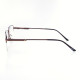 METAL HALF RIM FRAME 55-17 (140) MATT BROWN