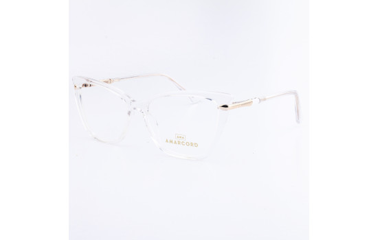 PLASTIC OPTICAL FRAME 54-16 (140) CRYSTAL