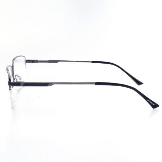 METAL HALF RIM FRAME 55-17 (140) MATT GUN