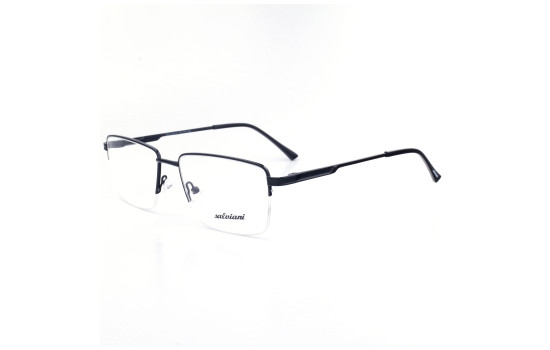 METAL HALF RIM FRAME 55-17 (140) MATT BLACK
