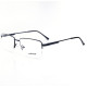 METAL HALF RIM FRAME 55-17 (140) MATT BLACK