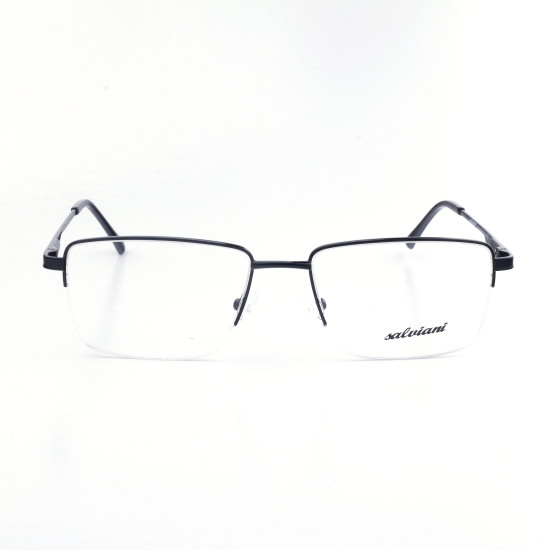 METAL HALF RIM FRAME 55-17 (140) MATT BLACK
