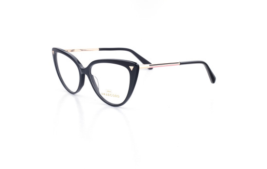 PLASTIC OPTICAL FRAME 54-16 (140) BLACK