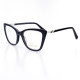PLASTIC OPTICAL FRAME 52-19 (140) BLACK