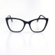 PLASTIC OPTICAL FRAME 52-19 (140) BLACK