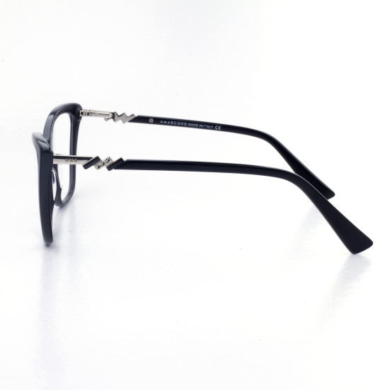 PLASTIC OPTICAL FRAME 52-19 (140) BLACK