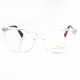 PLASTIC OPTICAL FRAME 52-19 (140) CRYSTAL DEMI