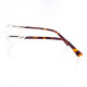 PLASTIC OPTICAL FRAME 52-19 (140) CRYSTAL DEMI