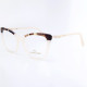 PLASTIC OPTICAL FRAME 52-19 (140) CREAM DEMI