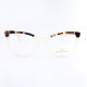 PLASTIC OPTICAL FRAME 52-19 (140) CREAM DEMI