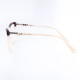 PLASTIC OPTICAL FRAME 52-19 (140) CREAM DEMI